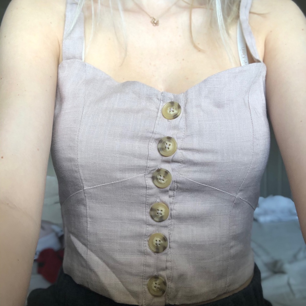 Cute lottie moss pink tank